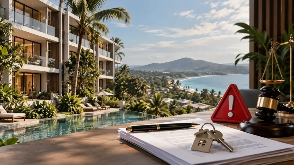 what happens if a Phuket condo is rented illegally under Thailand hotel law
