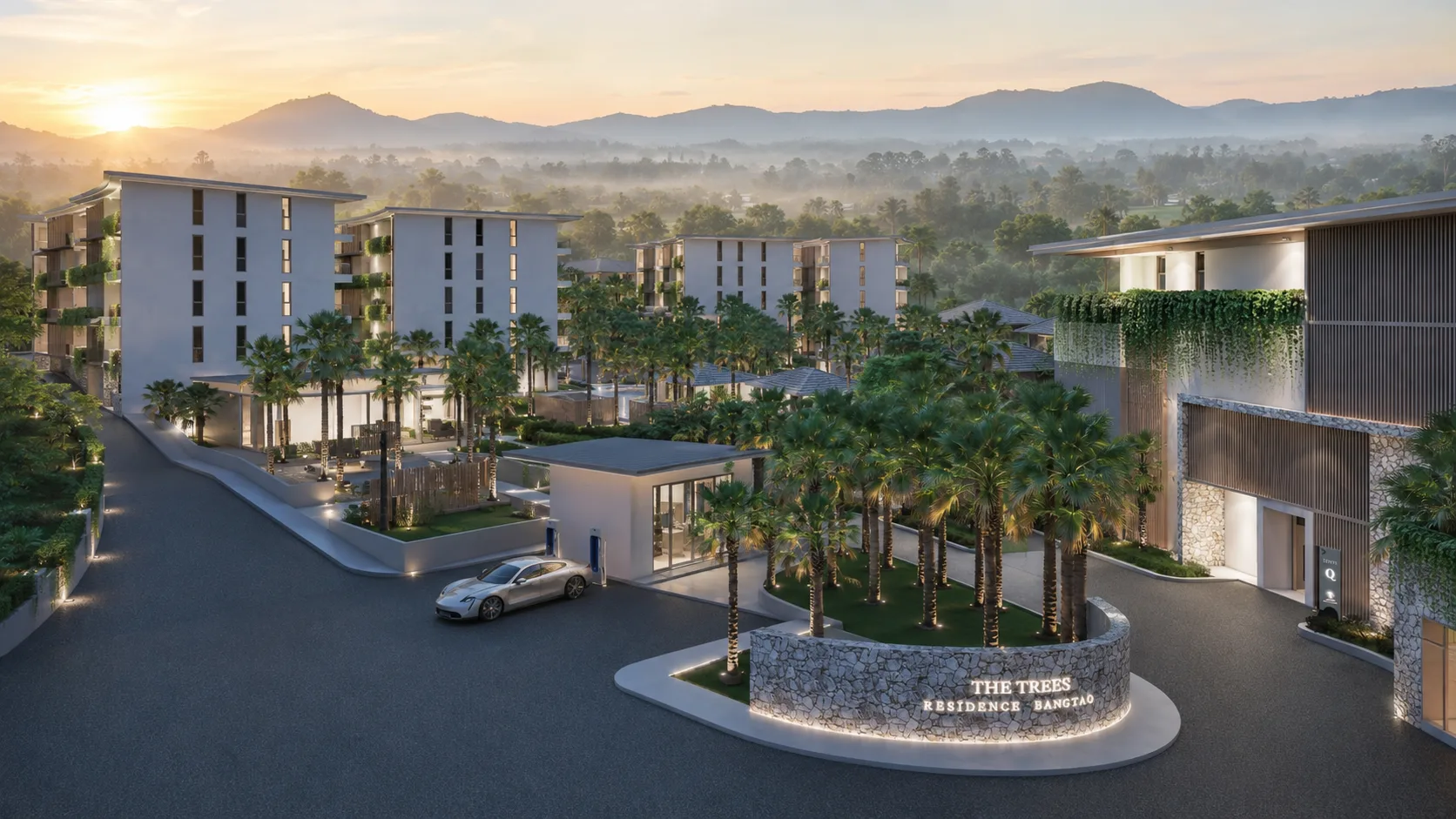 Bangtao Phuket property investment aerial view of Laguna lagoon and coastline